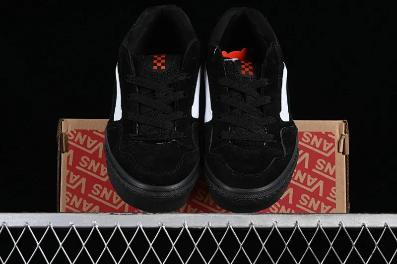 All categories Vans Vans series Vans Low Vans low-top Vans Caldrone Vans official Black Warrior American retro casual skateboard shoes VN0007P9BA2